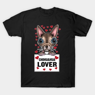 Cute Chihuahua Lover design T-Shirt